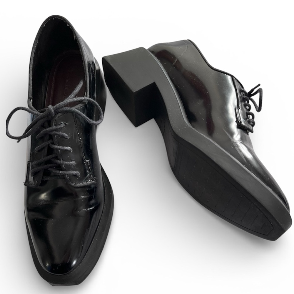 Zara TRF Platform Oxfords Size 39 (8)
